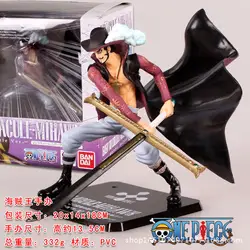 Одна деталь Dracule Mihawk фигурку 1/9 Масштаб Окрашенные рис Битва Ver. Dracule Mihawk ПВХ Рисунок игрушка Brinquedos аниме