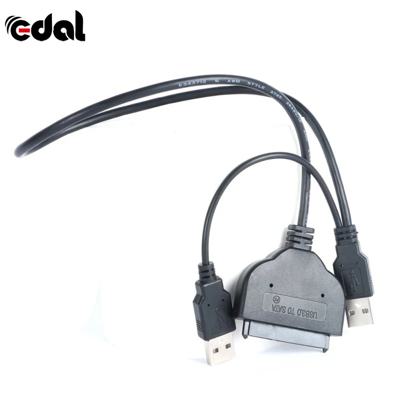 Высококачественный переходник с USB 2 0 на SATA 7 + 15 Pin 22 5 для домашних электронных