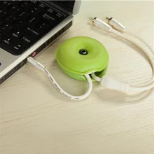 Милый органайзер для сматывания кабеля, настольный набор, кавайные канцелярские принадлежности, защита для наушников, usb-кабель, провод, держатель, аксессуары для стола, Органайзер