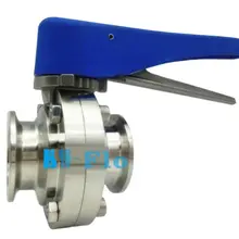 " SS304 Нержавеющая сталь санитарно-гигиенический зажим для клапан-бабочка выжать триггера для доморощенного молочных продуктов