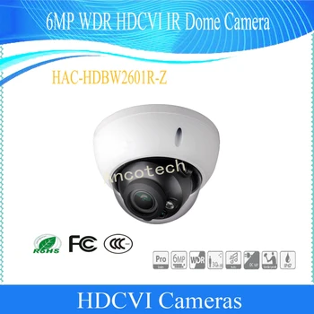 

Free Shipping Original Security 6MP True WDR HDCVI 3DNR IR Waterproof HDCVI Dome Camera IP67 DH-HAC-HDBW2601R-Z