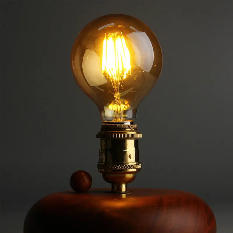 

Vintage LED Light Bulb Edison Bulb E27 B22 G80 Dimmable 6W Retro Globe Light Lamp Filament Bulb 220V for Home Bar Decor Lighting