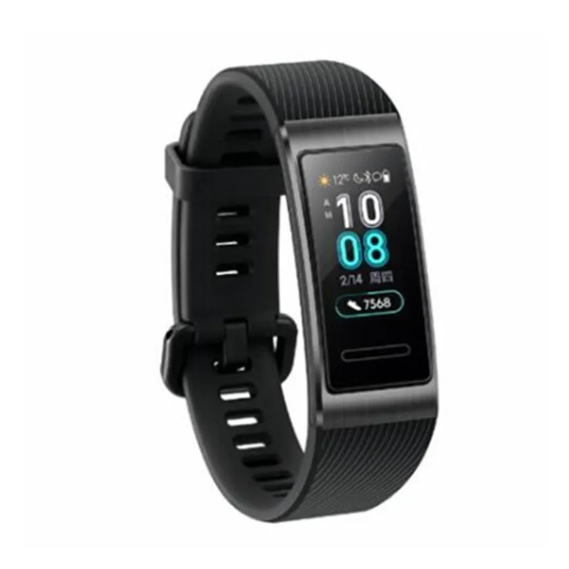 Смарт браслет Huawei Band 3 3Pro с GPS металлический каркас полноцветный Amoled дисплей