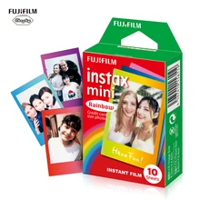 Белая пленка для Fuji Instax Мини-пленка Фотобумага моментальной печати Радуга Снимок Альбом для ЖК-дисплея с подсветкой Fujifilm Instax Mini 7 s/8/25/90/9 10-100 листов