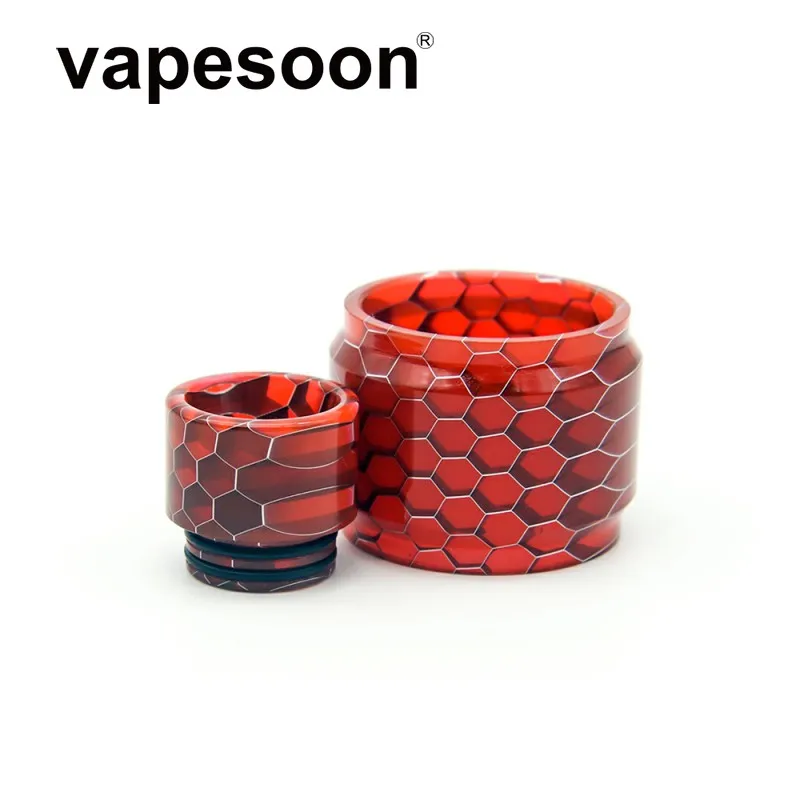 

Newest style Coloful replacement extend pyrex cobra glass tube with 810 drip tip for TFV8 Big Baby Atomizer Tank