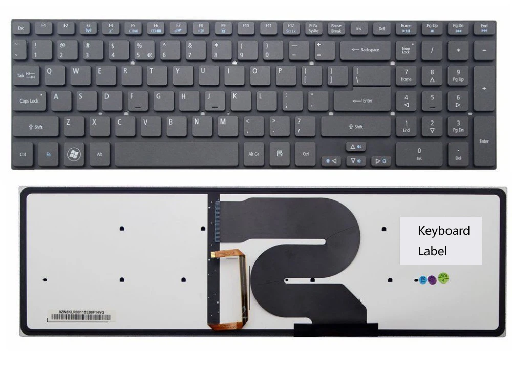 

New notebook laptop keyboard for Acer Aspire 5951 5951G 8951 8951G with Backlit US layout