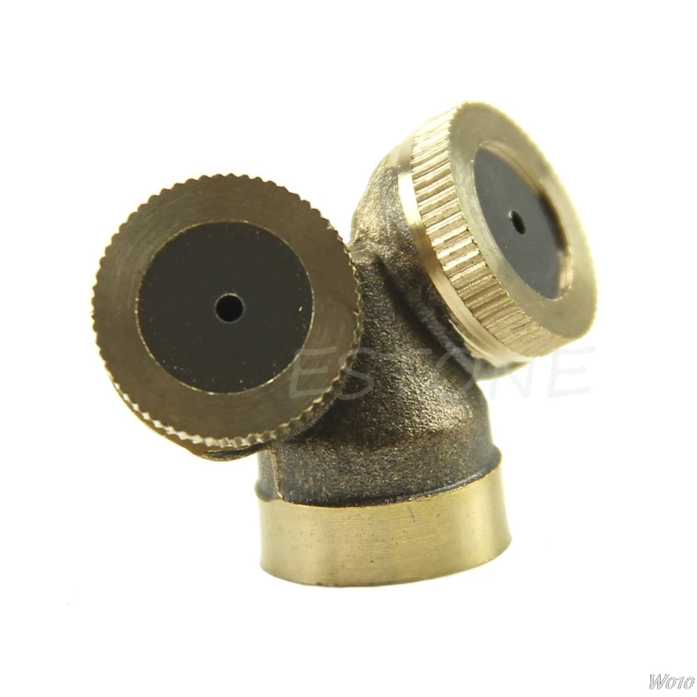 

2Hole Adjustable Spray Misting Nozzle Gardening Sprinklers Irrigation-W110