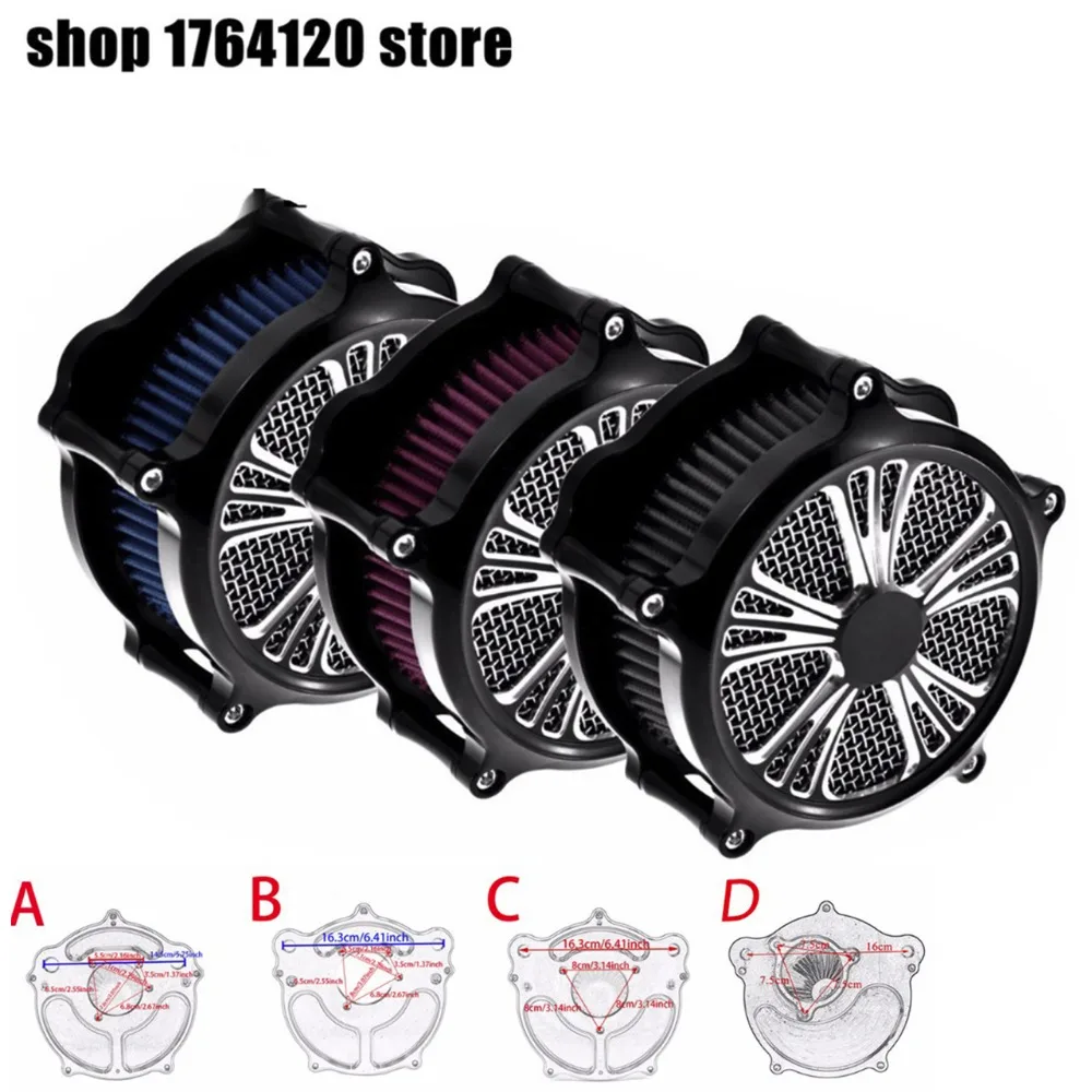 Air Cleaner Motorcycle Venturi Air Filter Cut Kit For Harley Sportster