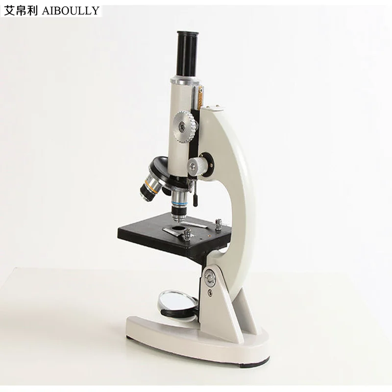 

40X-640X magnification microscope student experiment science instrument biological agriculture diagnostic tool Free shipping
