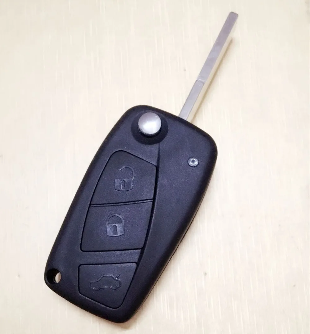 3 Buttons Flip Remote Key Shell For Fiat Punto Ducato Stilo Panda Idea 2