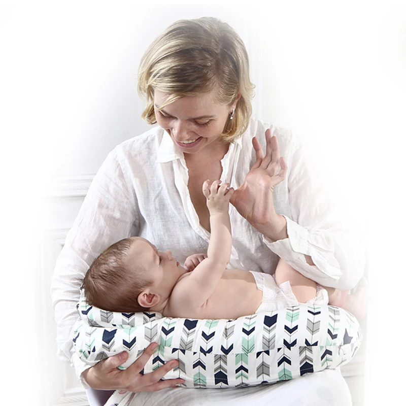 Buy Baby Nursing Pillow Cotton U Shape Multi