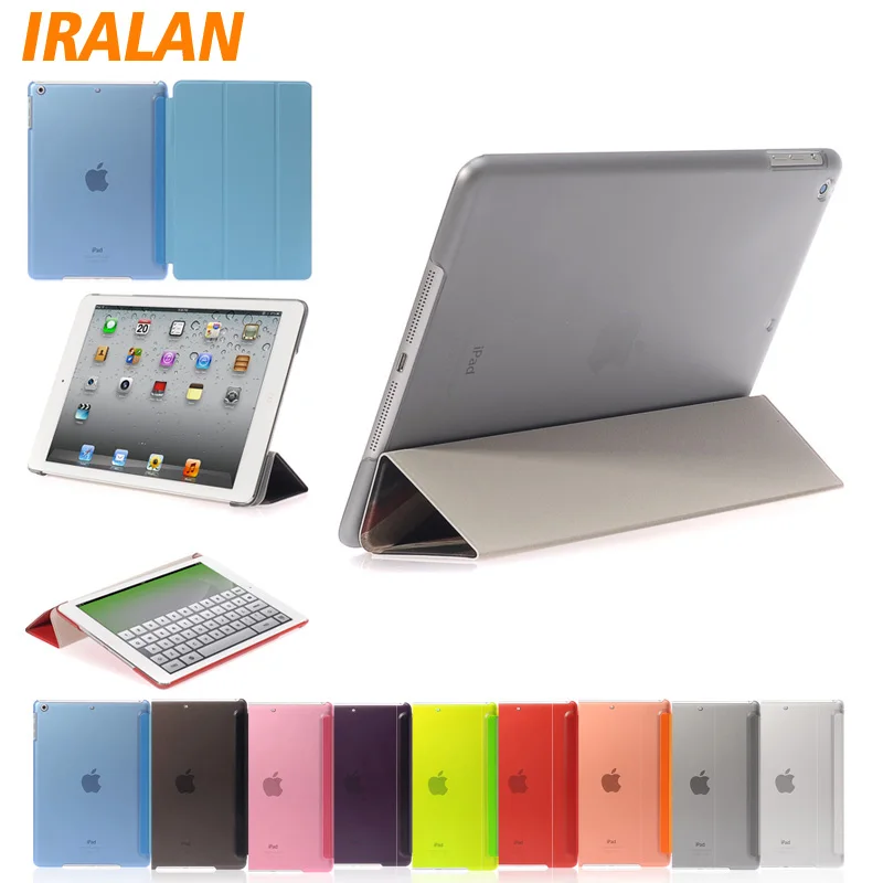 

Ultra Thin Silk Magnetic PU Leather Design Smart Case For iPad 2/3/4 iPad 5 Tablet Accessories Slim Cover iPad Air