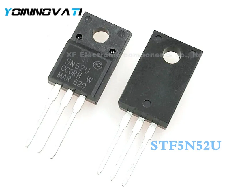 100 шт./лот STF5N52U STF5N52 5N52U TO220F IC | Электронные компоненты и принадлежности