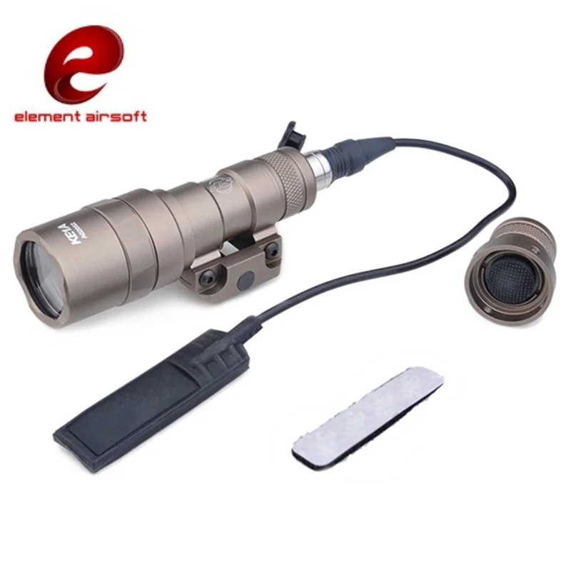 Airsoft Element Surefire M300b Scout Flashlight Torch 400 Lumens LED Rail Mount