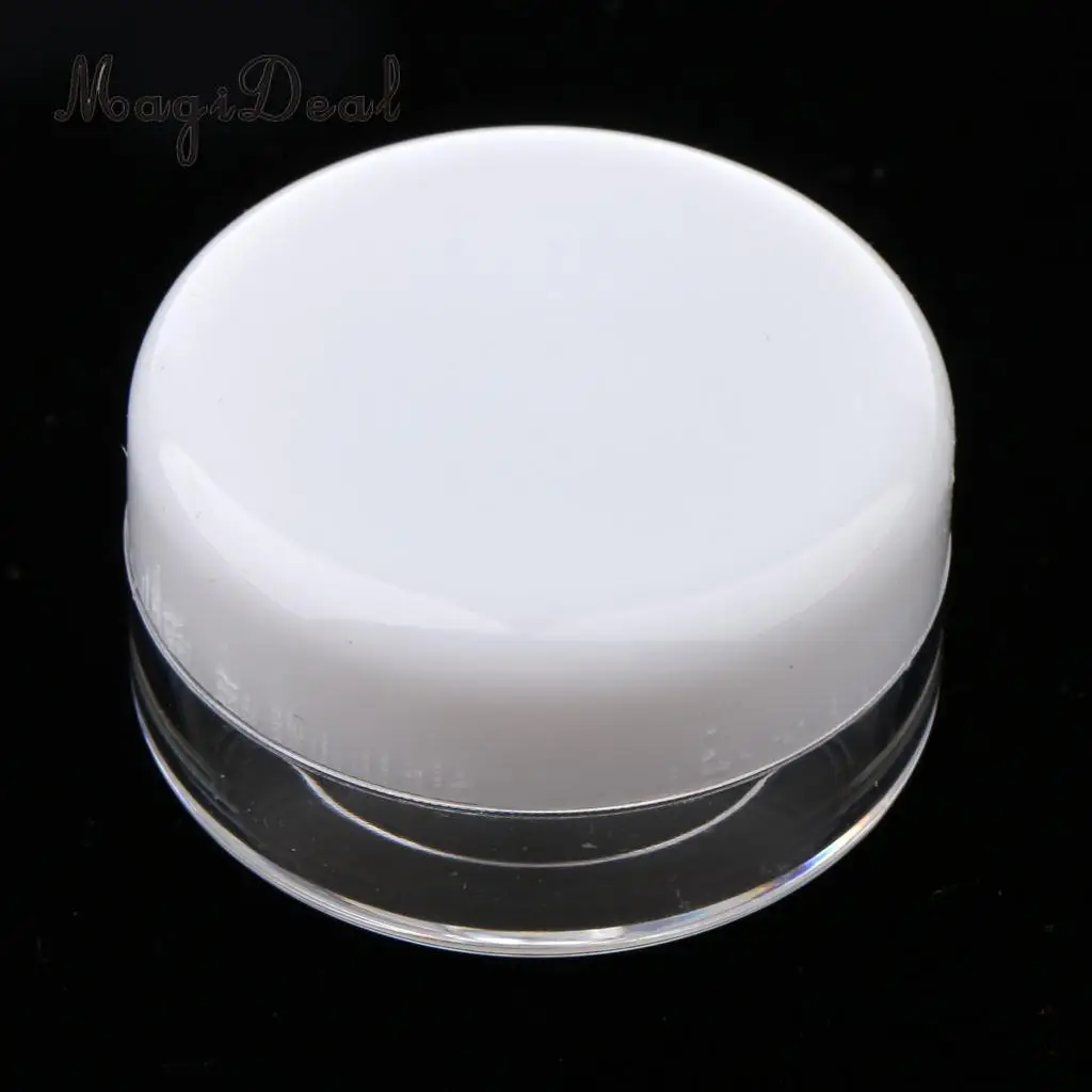 24 Pcs Clear Glass Refillable Cosmetic Jars Empty Face Cream Lip Balm Storage Container Pot Bottle With Screw Lids- 10ML