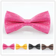 Фирменная Новинка Карамельный цвет брачный галстук-бабочка блестящая галстук-бабочка для Для мужчин бабочка под смокинг бабочка Свадебный, вечерний галстук