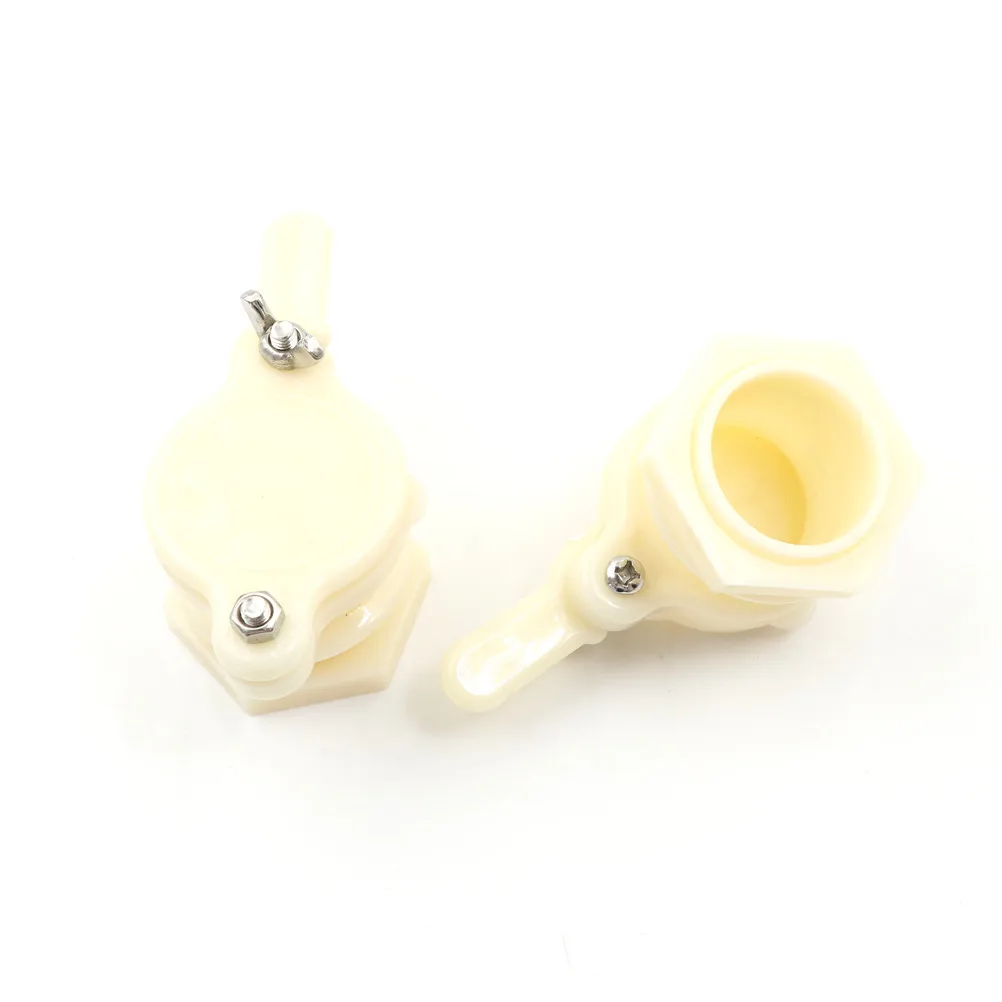 

2pcs Plastic Honey Gate Valve Honey Extractor Honey Tap Beekeeping Bottling Tool Bee Keeping Equipment Dia About 4cm