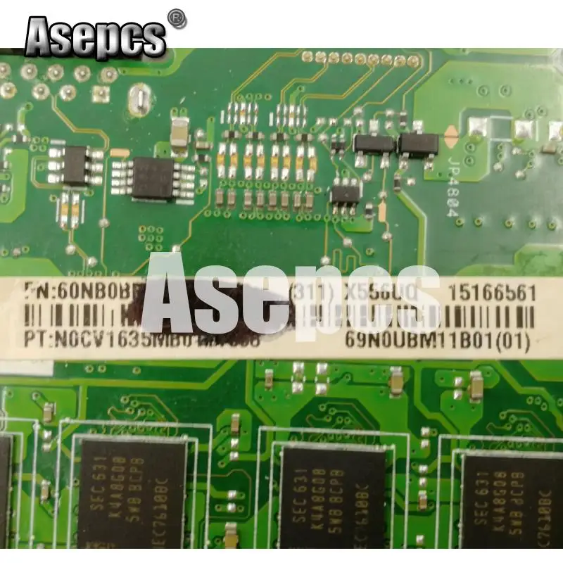 Asepcs X556UJ i3 6100 процессор GT920M 2 Гб N16V GM B1 4 RAM материнская плата REV 0 для For Asus X556UV