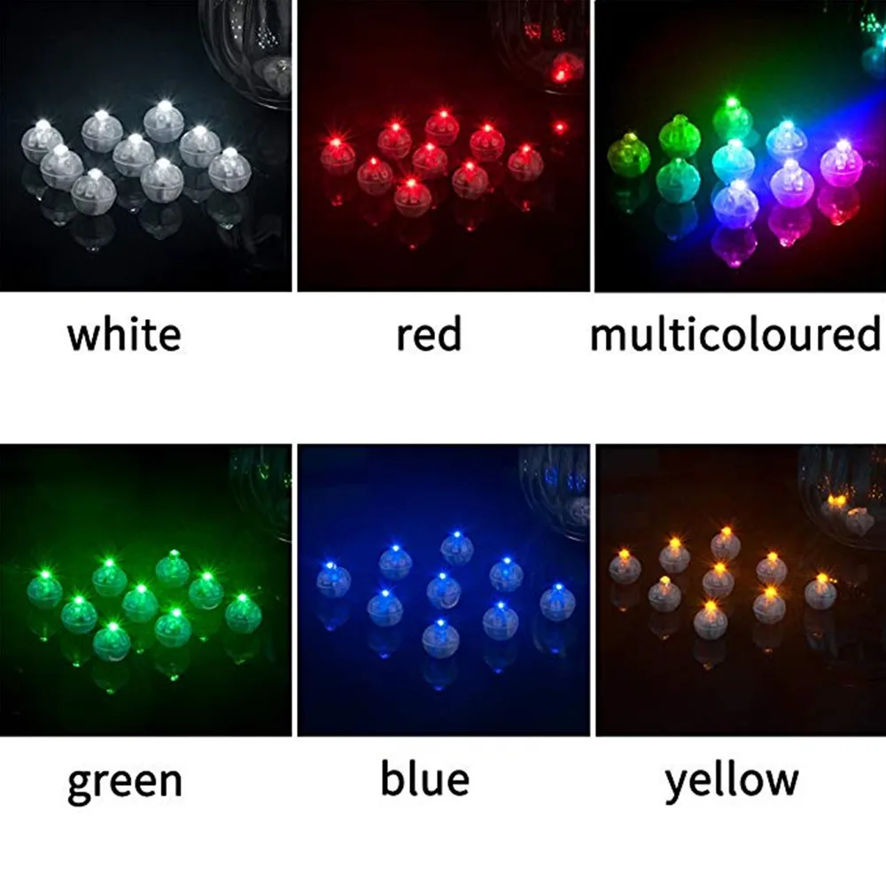 

20/50/100Pcs Luminous Led Balloon Clear Bubble Balloon BOBO Clear Light Wedding Decor Birthday Party Supplies 20inch Balloons