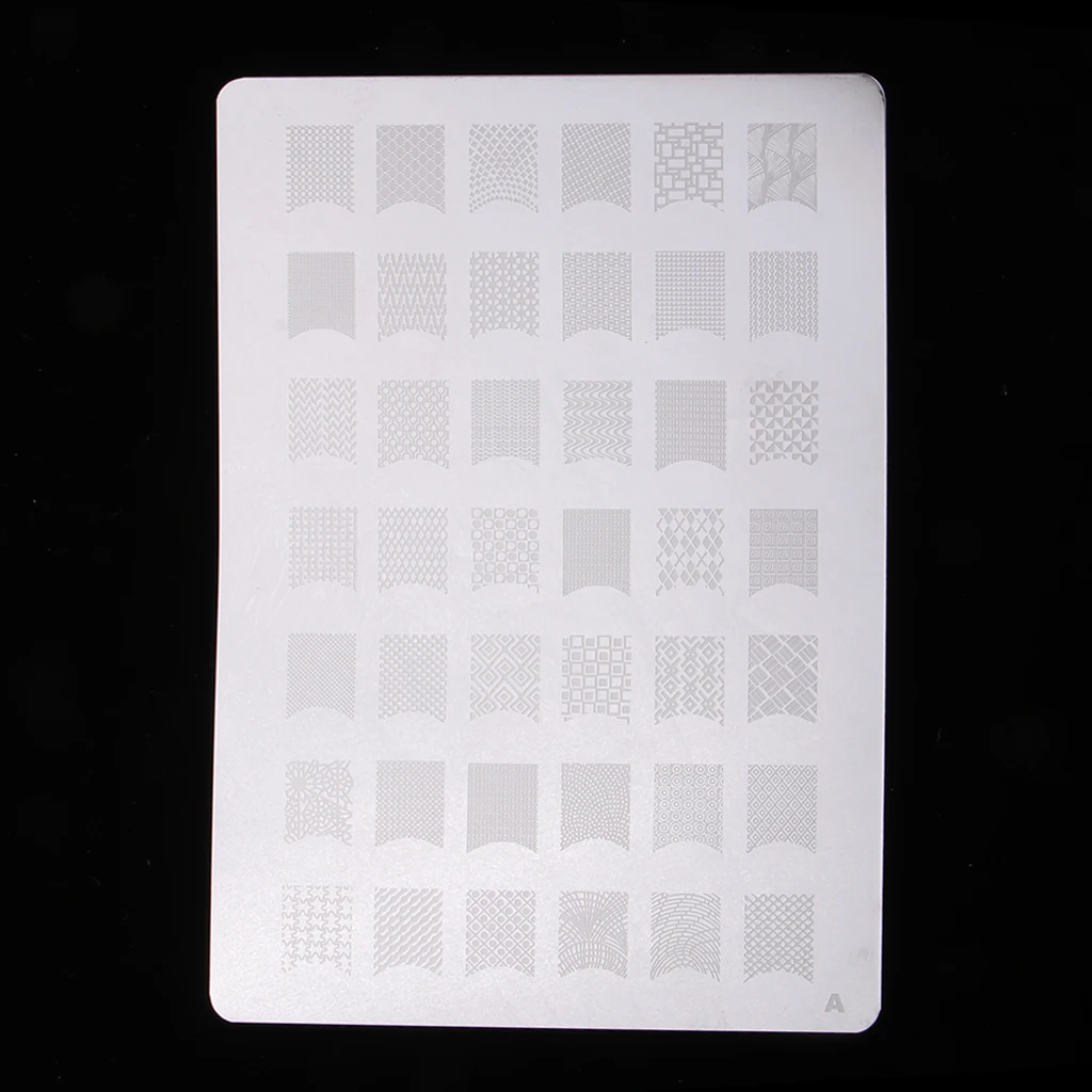 

Nail Art Stamping Plates Steel Plates Manicure Image Transfer Stamp Stencils Nail Beauty DIY Decoration Tool