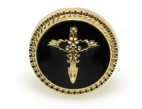 

10 pieces New fashion High grade Gold Cross jacket buttons shirt Sweater button Decorations Accessories 15mm 20mm Free shipping