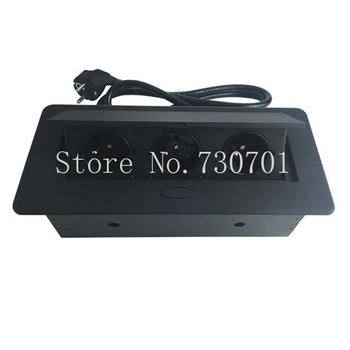 

2019 Cable plug desktop socket about 45 degree open way desktop power supply strip with cable plug cord