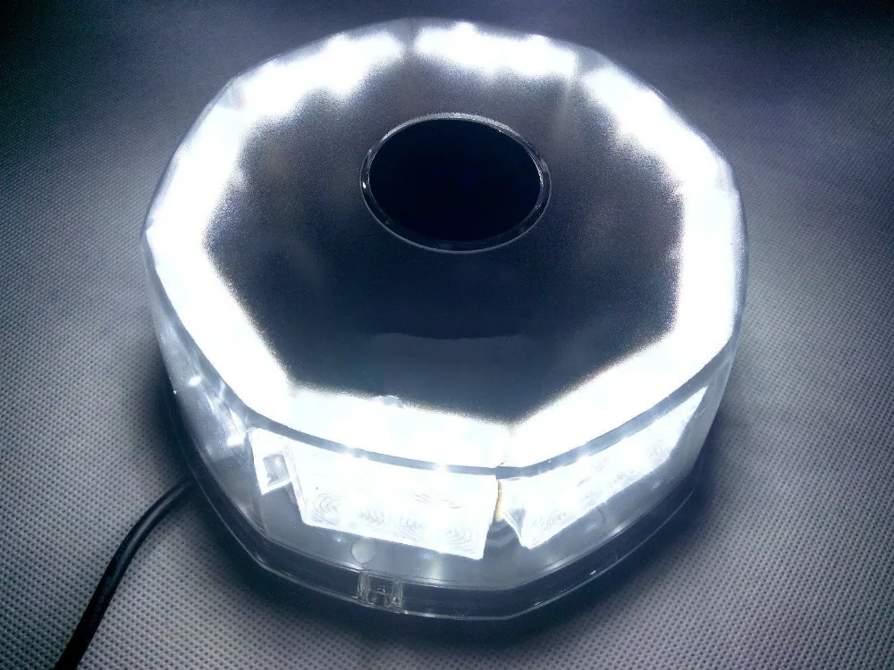 

XYIVYG 32 LED BEACON LIGHT VEHICLE MAGNETIC EMERGENCY WARNING TRUCK STROBE LIGHT WHITE