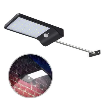 

Solar Lights Wall Sconces with Mounting Pole,36 LED Outdoor Solar Motion Sensor Detector Lights,Waterproof Exterior Security led