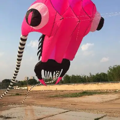Trilobite beach soft cometas chinas cerf volant single line kites flying vlieger large inflatable kites ripstop nylon aquiloni