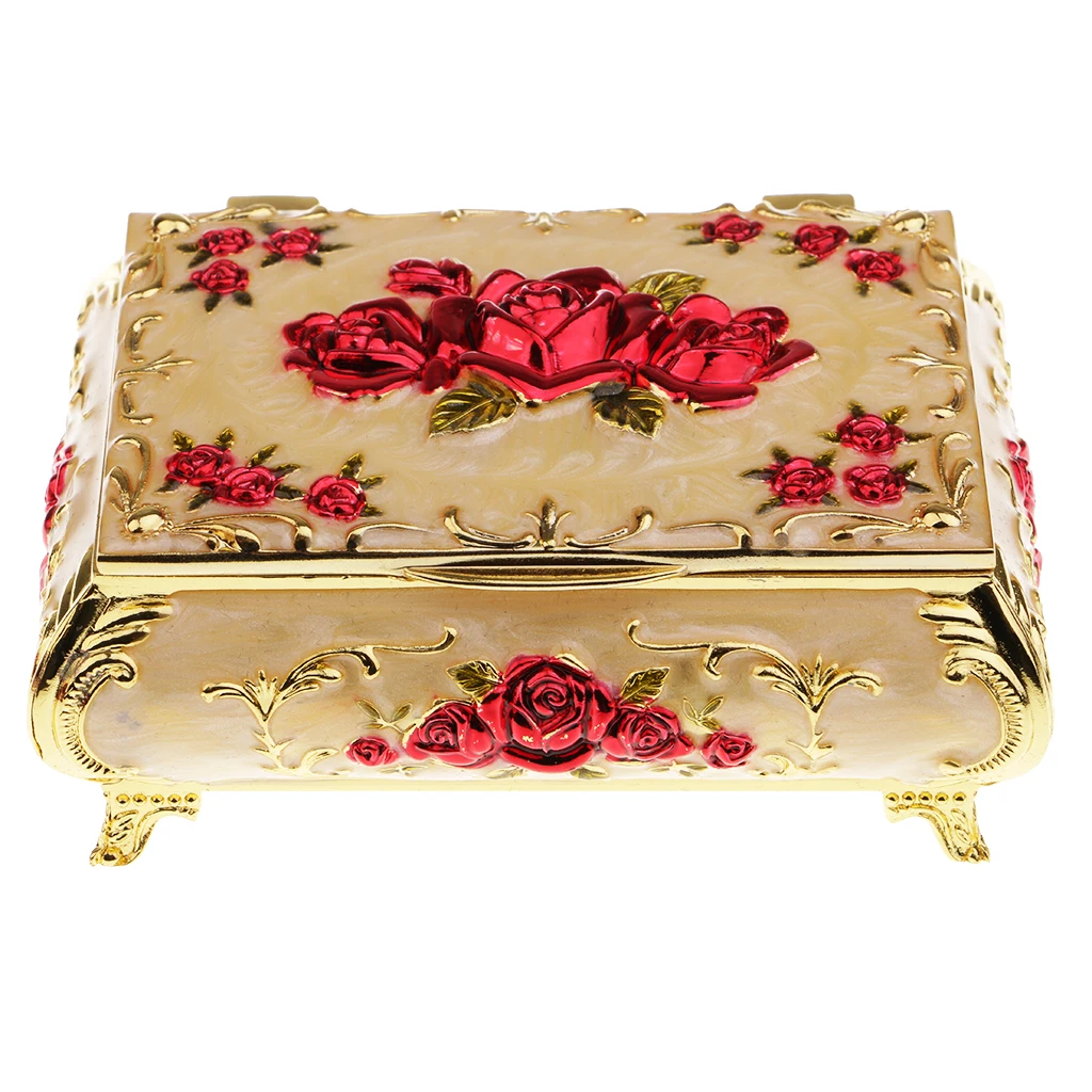 New Style Diamond Jewelry Box Jewelry Storage Box Wedding Gift Beigein