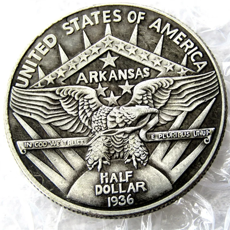 

1936 Commemorative coin Silver Plated Half Dollar Copy Coins