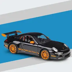 19,5 см 1:24 металлическое ведро сплав CARRERA S 911 (997) GT3 RS модель гоночной машины литые автомобили игрушки-модели Подарочные для детей
