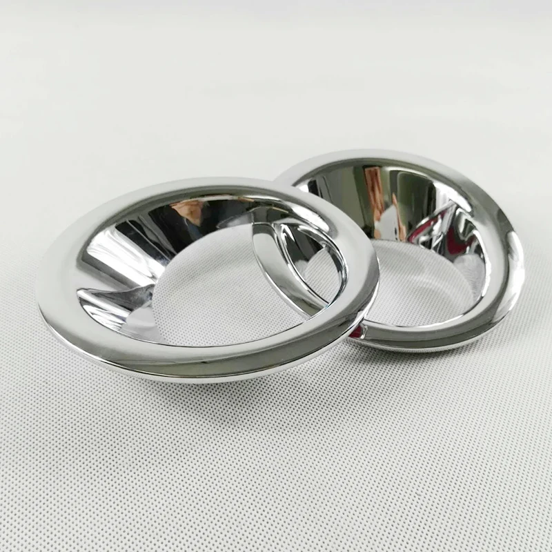 

ABS Chrome For Nissan X-Trail X trail T31 2008-2013 Rear Fog Light Lamp Cover Trim Garnish Bezel Car-styling accessories 2pcs