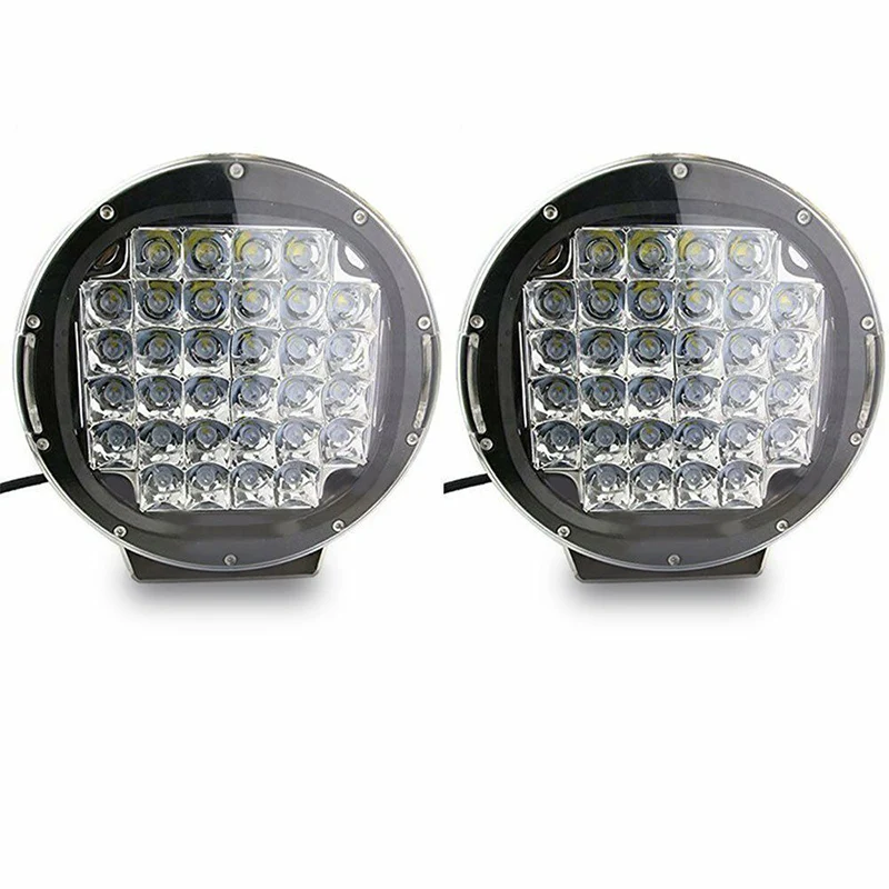 

2PCS 96W Pontoon Boat Head Light Docking Light Round LED 10v-30v DC Araba Aksesuar Led Bar Offroad High quality