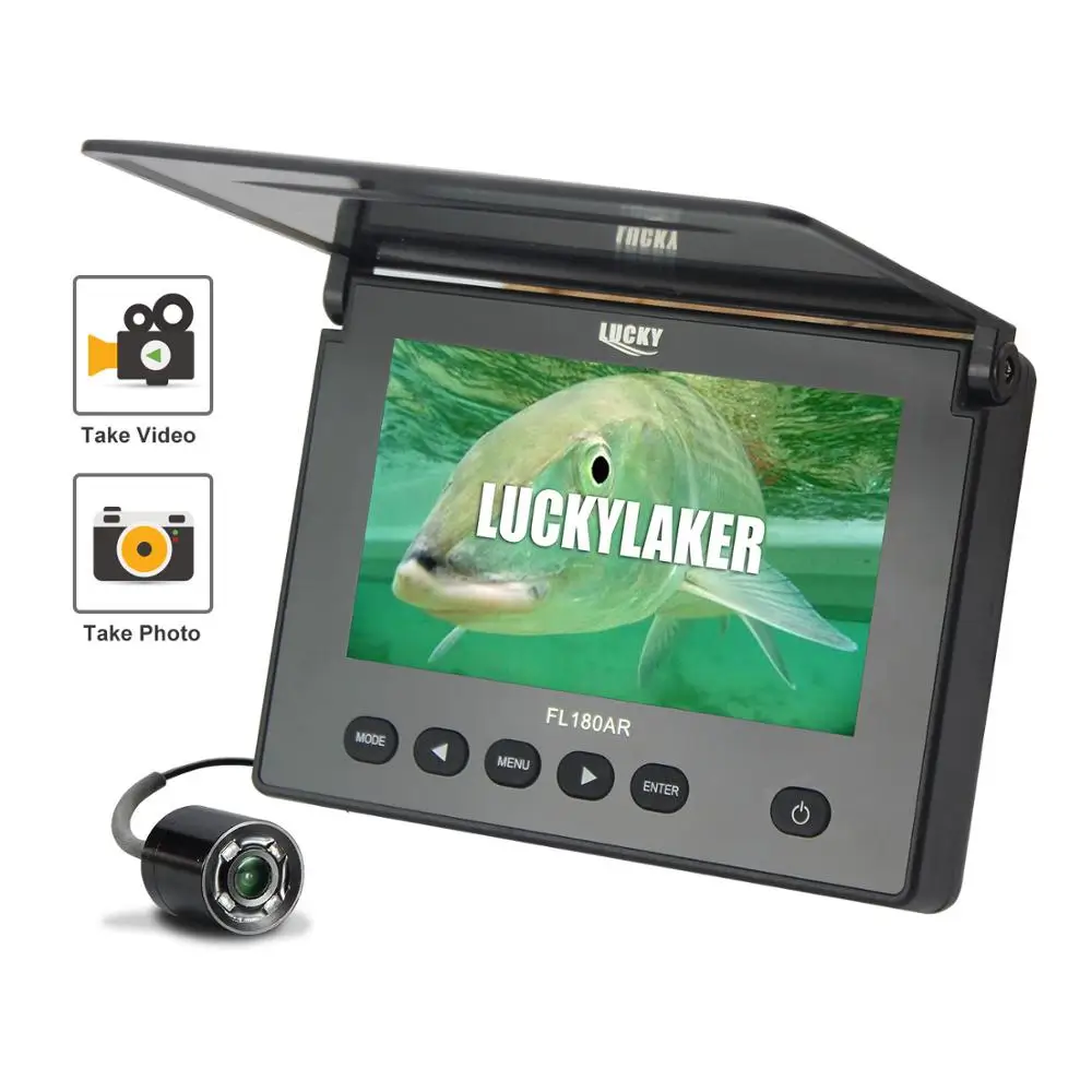 Эхолот рыболокатор Lucky FL180AR камера для подводной рыбалки 2 МП 1080P HD запись видео