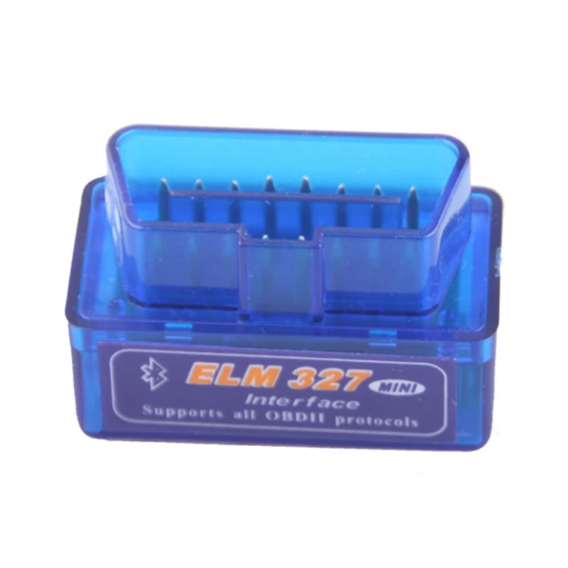 ELM327 Mini ELM 327 V2.1 OBD2 Bluetooth интерфейс Авто сканер адаптеры для бортовой диагностики, версия II инструмент работает на Android Windows Symbian