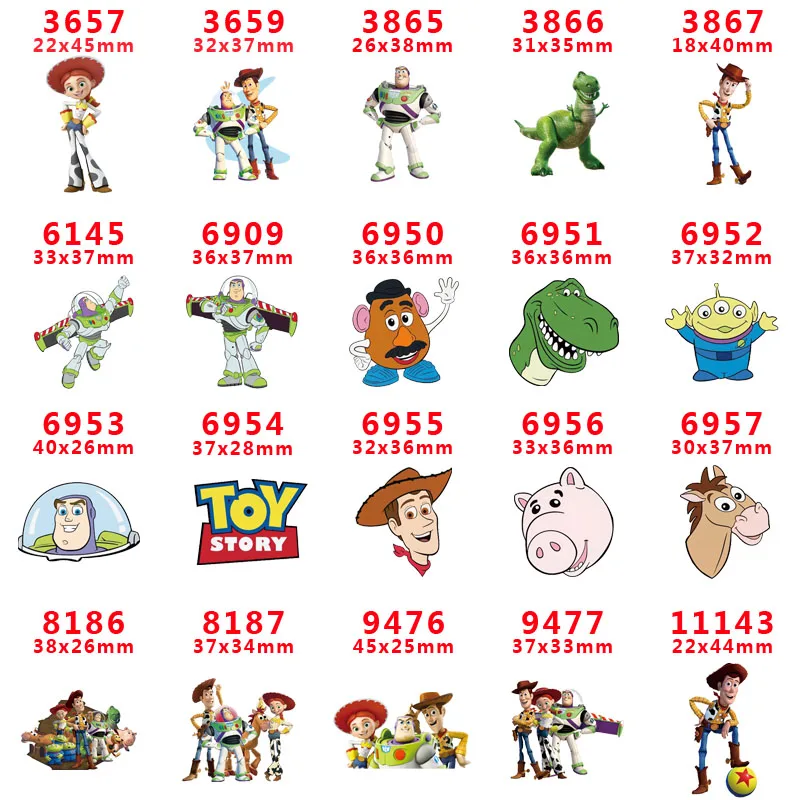 

DIY Craft Supplies cartoon character flat back planar resins 30 pieces. PR-3657-11143