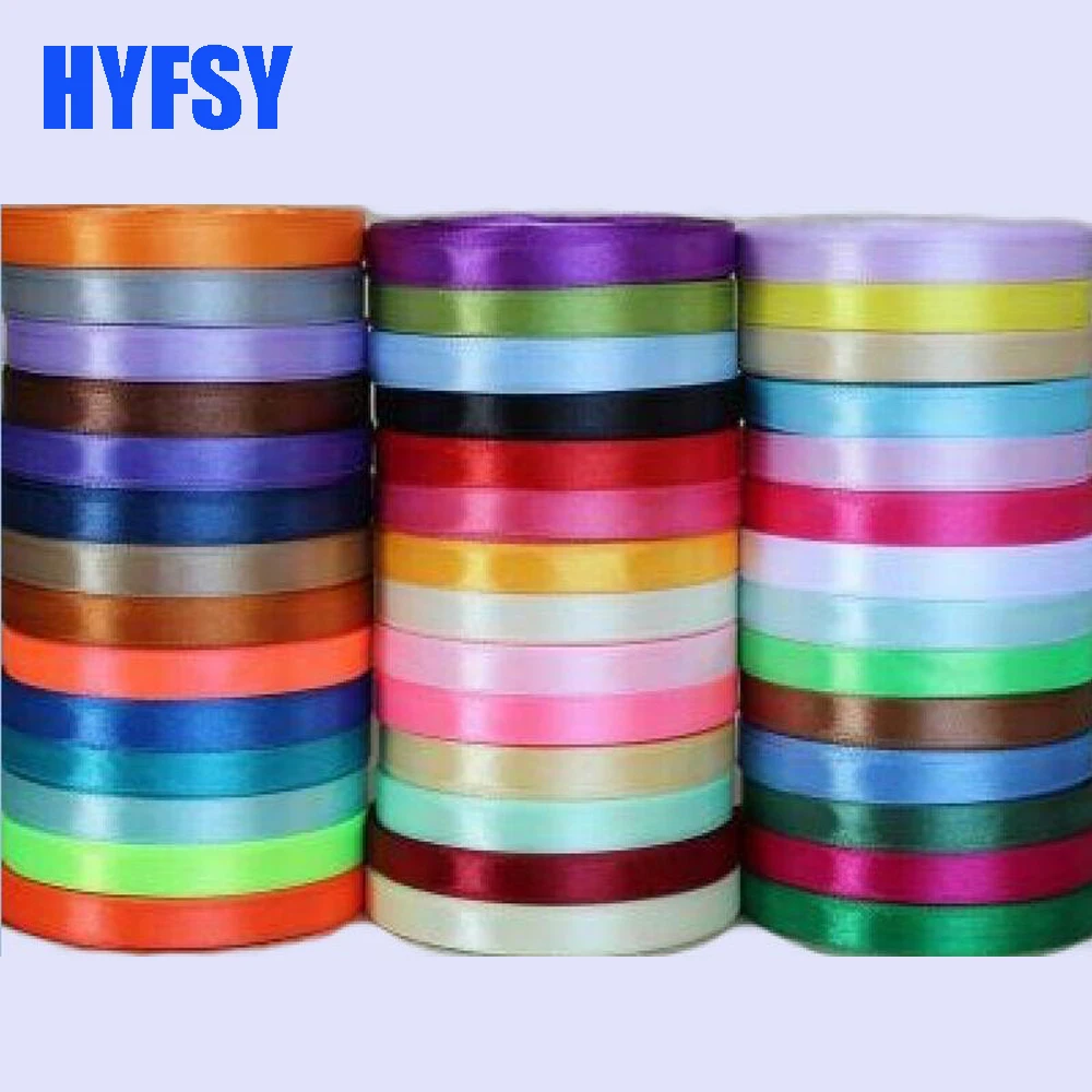 

New satin ribbon 10mm wide 25 yards/bag DIY handmade materials gift package Christmas New Year wedding decoration belt 1