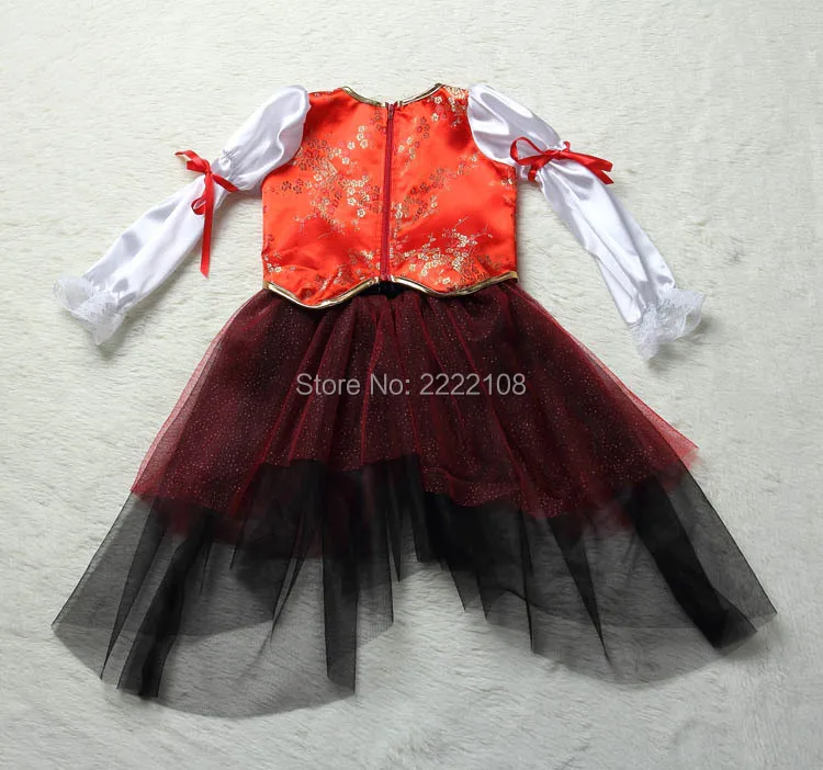  New Halloween Christmas Gift Pirate Costumes Girls Party Cosplay Costume for Children Kids Clothes  - 32771494495
