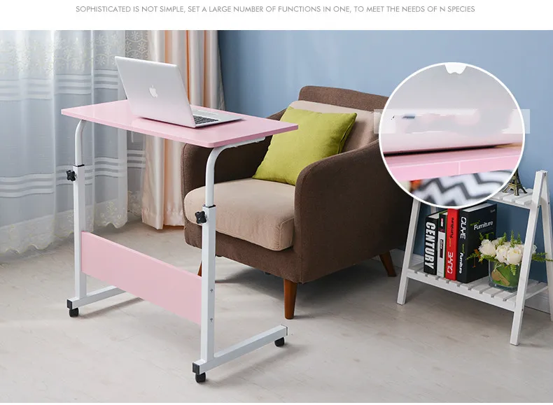 Многоцветный простой компьютерный стол мобильный ленивый стол