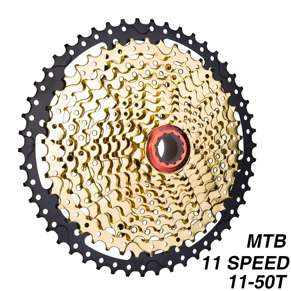

11S Cassette 11-50T SL Black Gold MTB Mountain Bike Bicycle Parts Sprockets 11 11v 22s 11 Speed Freewheel K7 for XT X1 X01 X1