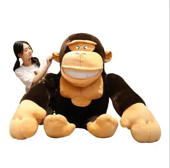

Super large Simulation Gorilla Orangutan Plush Toy Doll Cartoon monkey Baby Toy for Children Gifts Home Decor huge toys
