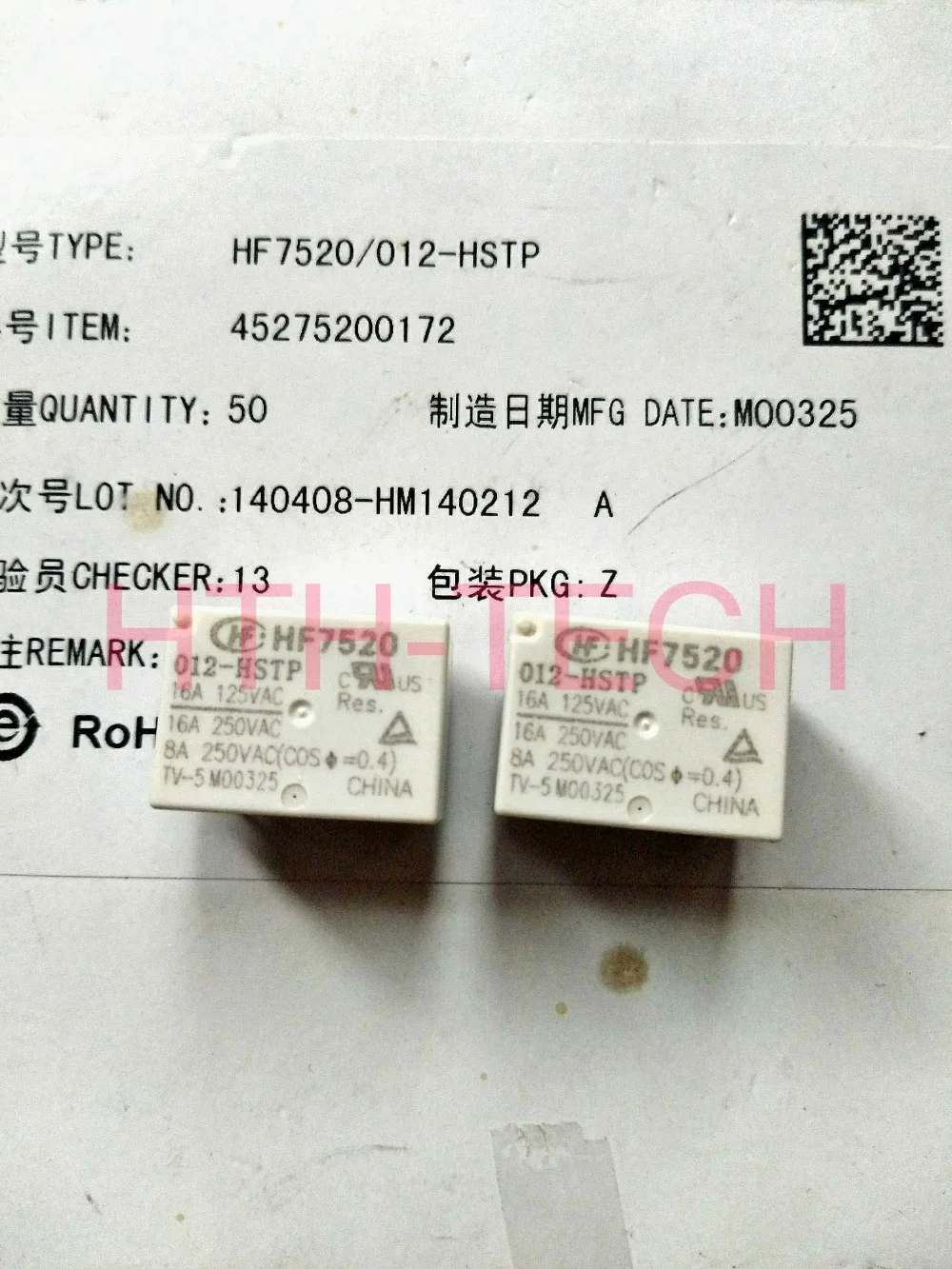 HF7520-012-HSTP HF7520-005-HTPQ HF7520-012-HS HF7520-005-HTP Power Relay 16A 250VAC 4 Pins | Обустройство дома