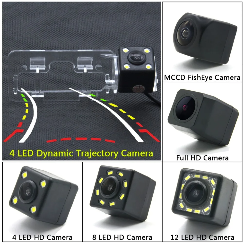 

HD Dynamic Trajectory Tracks Rear View Reverse Camera for Geely Emgrand EC718 2009 2010 2012 Car Parking Backup Monitor Wirelss