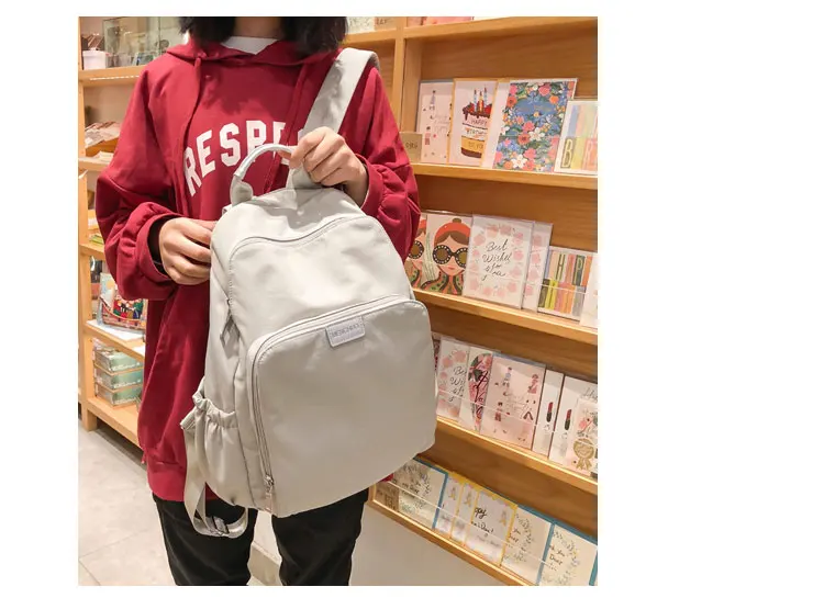 Menghuo High Quality School Bag for Girls Waterproof Nylon Brand School Backpack Women Shoulder Bags Computer Packsack Mochila_12