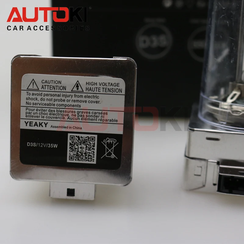 Autoki Yeaky Series 35 Вт 12 В HID ксеноновая лампа D3S для биксеноновых линз проектора 4500K 5500K