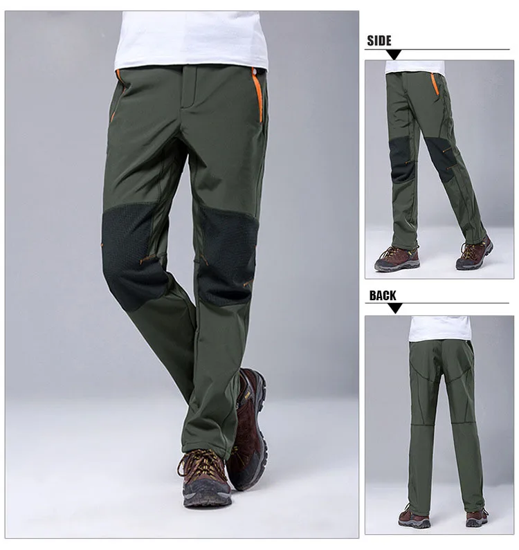 Флисовые брюки-карго теплые тактические брюки мужские зимние мягкие оболочки камуфляжные армейские брюки ветрозащитные непромокаемые