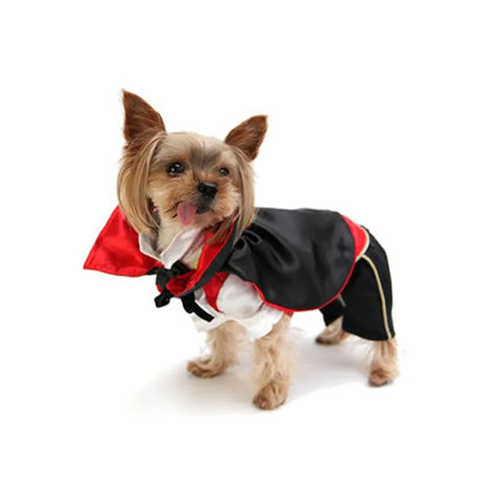 1pc Pet Dog Cat Halloween Super Cool Vampire Costume ...