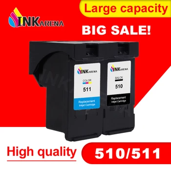 

INKARENA PG-510 CL-511 PG510 CL511 XL Ink Cartridge For Canon PG 510 CL 511 Refilled Pixma IP2700 MP240 MP250 MP260 MP270 MP280