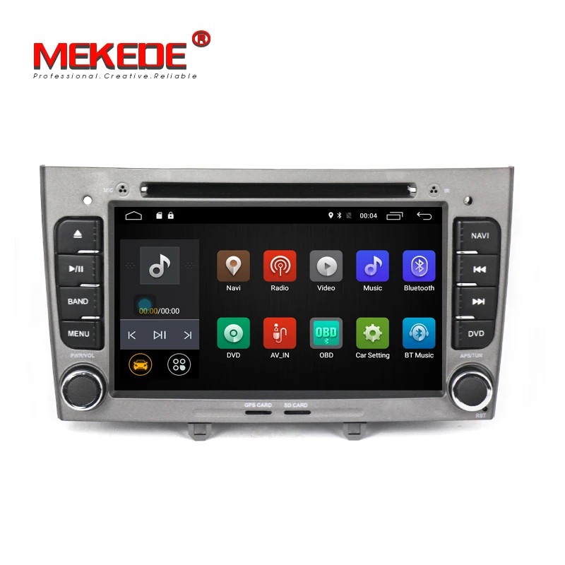 Flash Deal 2Din Capacitive Screen Quad Core Android 7.1 Multimedia Car DVD Navigation For peugeot 408/308/308SW Autoradio Stereo headunit 1